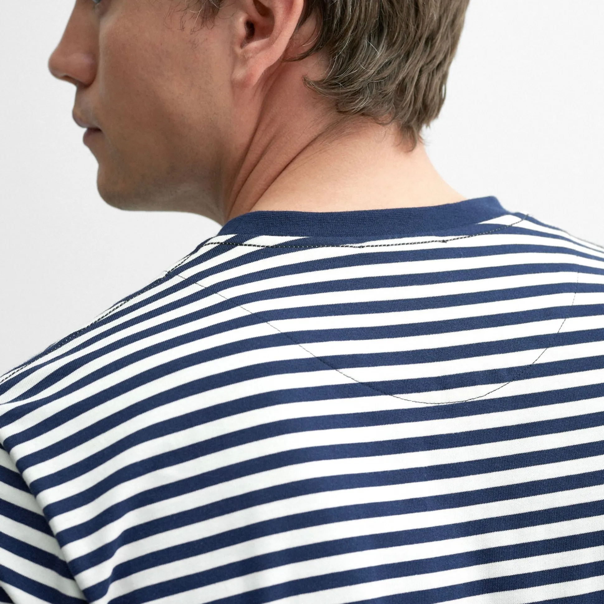 Markham Navy Stripe
