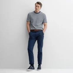 Markham Navy Stripe